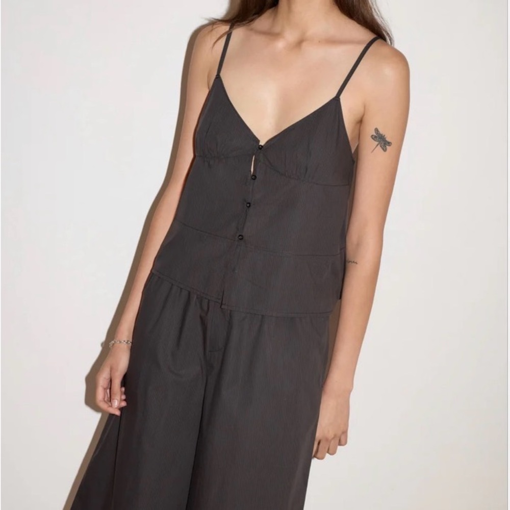 DEIJI Seam Top — Black Stripe - Picture 4 of 8